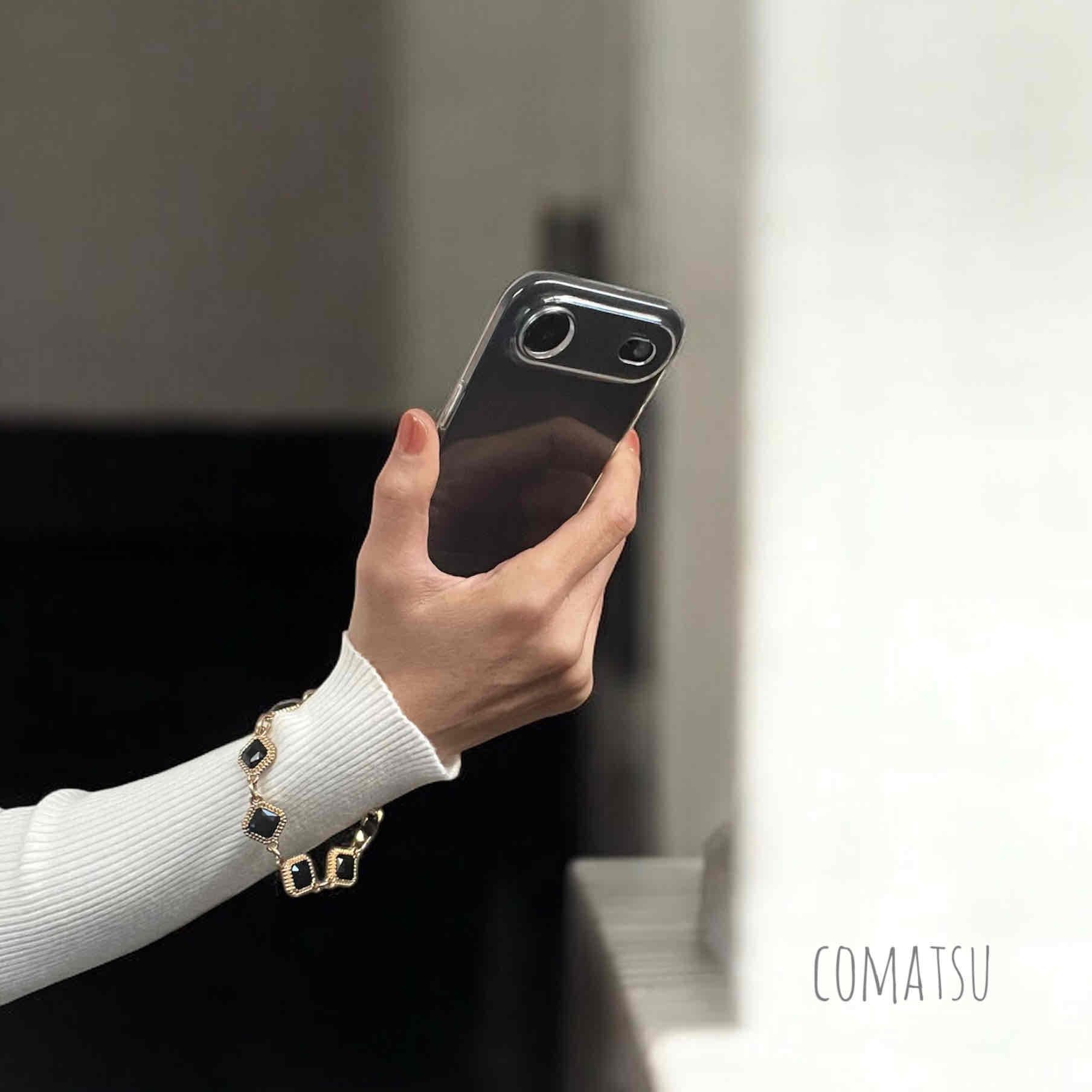 キラキラcharmmyりぼん ハンドストラップ付きスマホケース 落下防止スマホストラップ付きスマホカバー | 13枚目